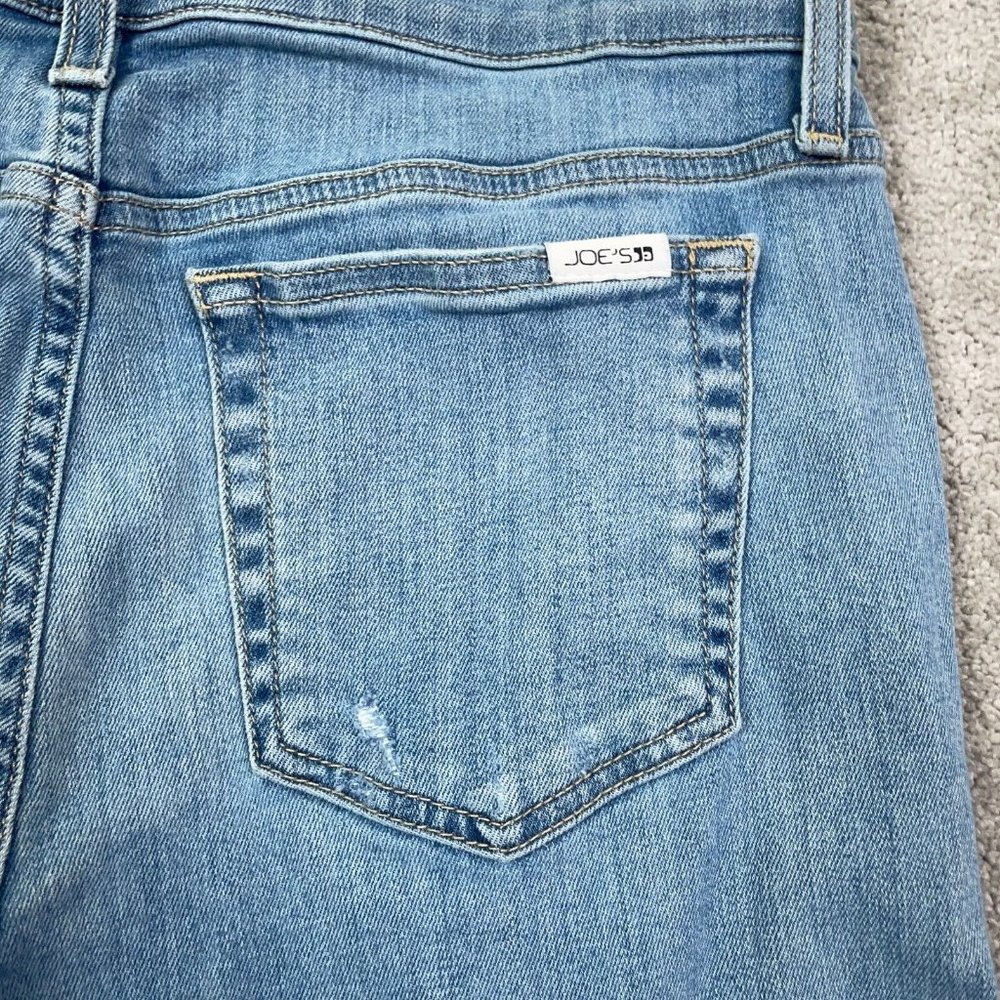 Joe’s Jeans Boyfriend Slim Ankle Size 28 (30x28) Manila Wash Ripped Distressed - Picture 8 of 16